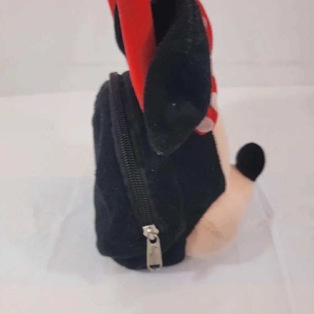Disney Minnie Mouse Girls Zipper Close Plush Handbag Purse
